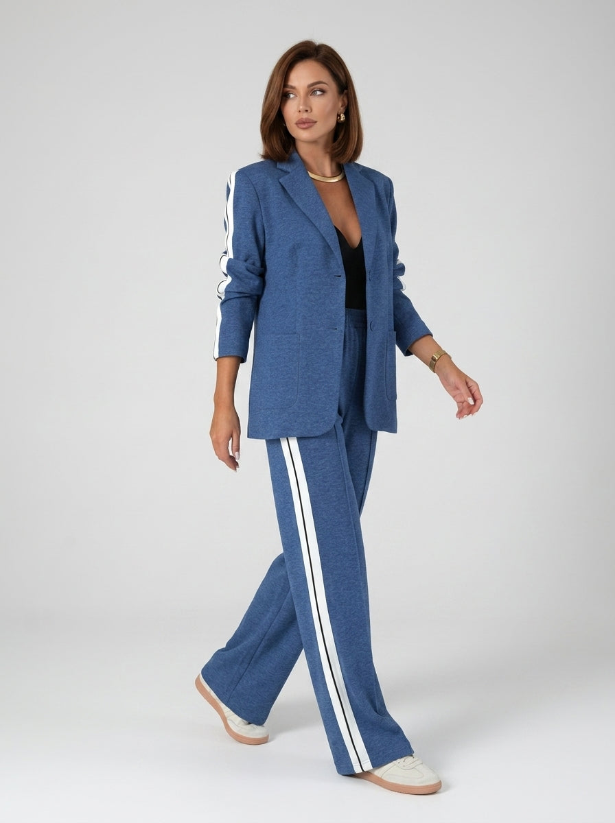 Aureline | Dames Blazer Set met Elastische Broek – 2-Delig Kantoorpak
