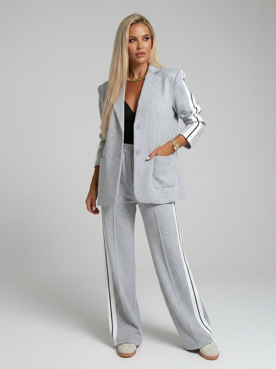 Aureline | Dames Blazer Set met Elastische Broek – 2-Delig Kantoorpak