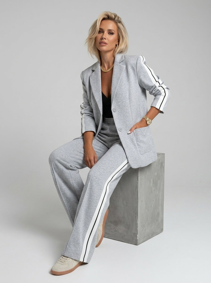 Aureline | Dames Blazer Set met Elastische Broek – 2-Delig Kantoorpak