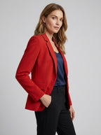 Elarose | Dames Blazer met Reverskraag, Enkele Knoop & Elegante Pasvorm
