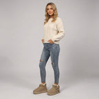 Amoret | Dames Warme Winterlaarzen – Pluche Gevoerde Comfortabele Schoenen met Zachte Zool