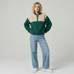 Zelyssa | Pluche sweatshirt voor dames – Color-block-ontwerp