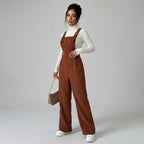 Avenora | Corduroy jumpsuit voor dames – Brede schouderbanden