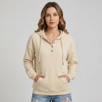 Raelor | Dames Hoodie – Effen Design, Regular Fit & Zachte Comfortabele Stof