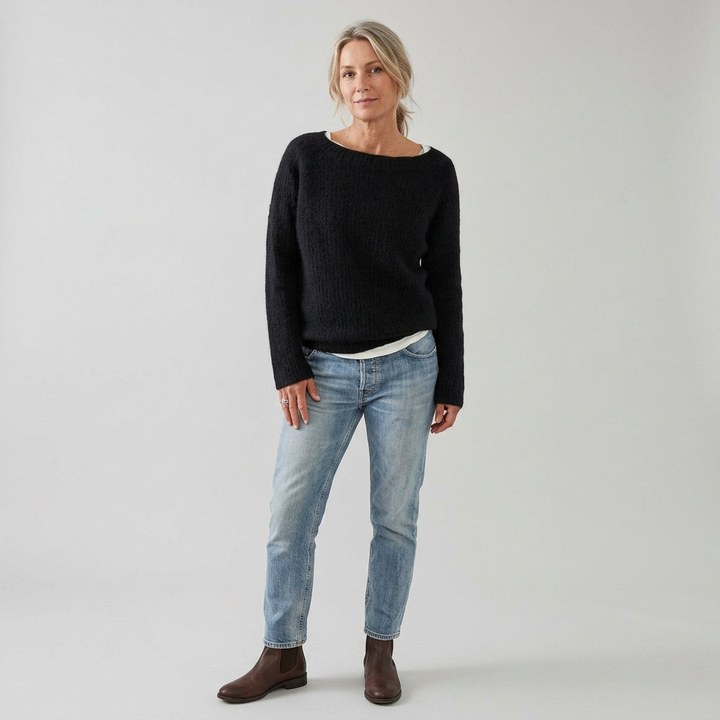 Alessia | Damestrui van Merinowol – Warme, Zachte & Ademend Wollen Trui