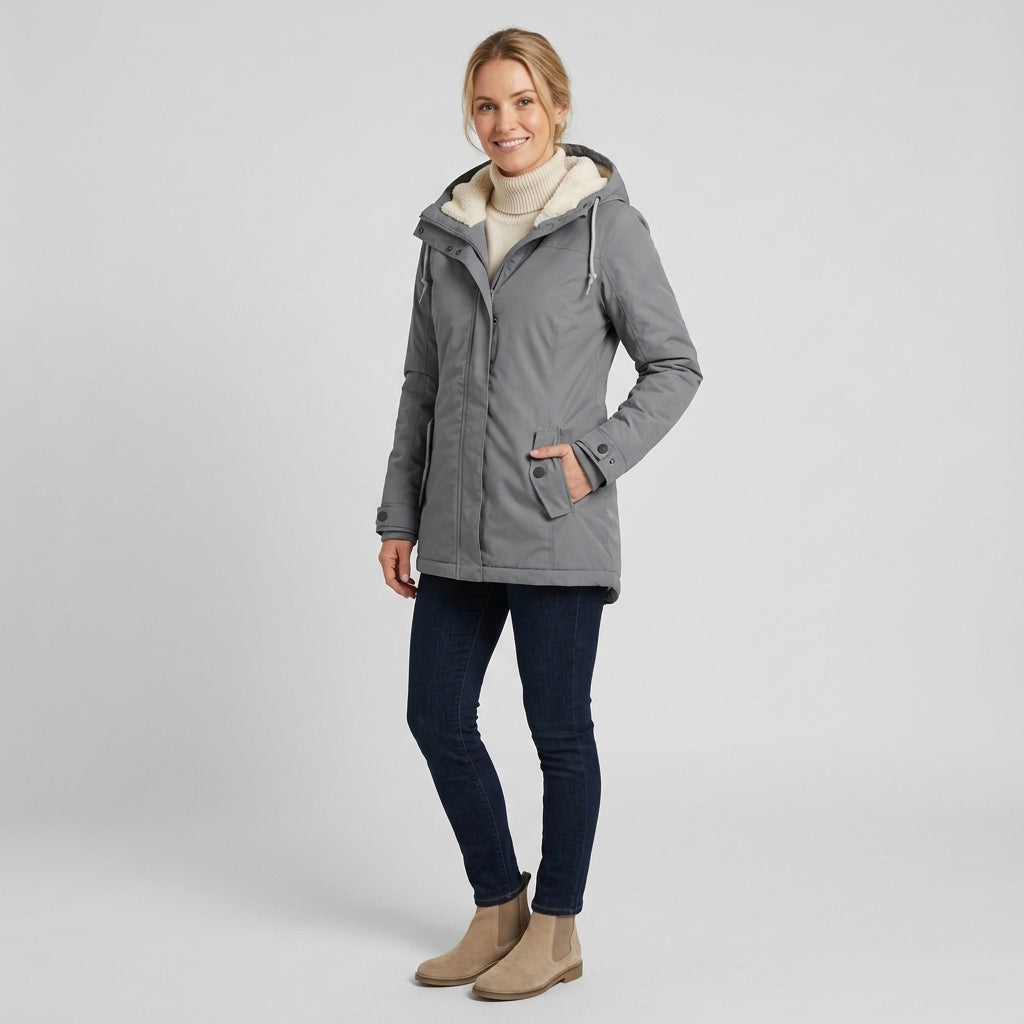 Elenisse | Lange Dames Winterjas – Waterdicht & Winddicht