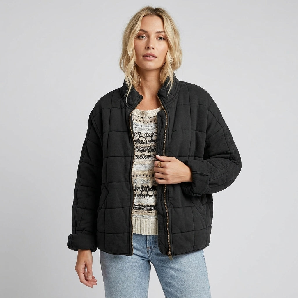 Enoria | Oversized Dames Bomberjack – Lichtgewicht Jas met Comfortabele Pasvorm en Moderne Look