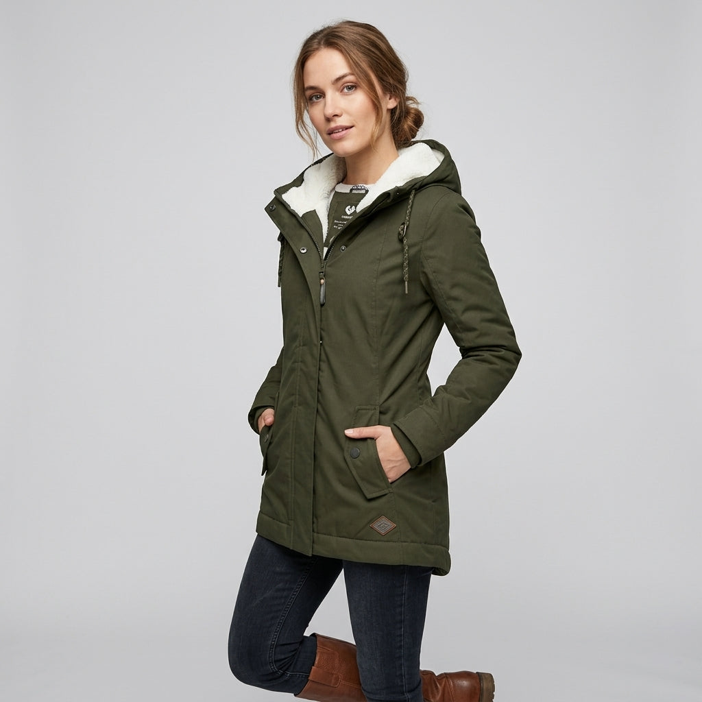 Elenisse | Lange Dames Winterjas – Waterdicht & Winddicht
