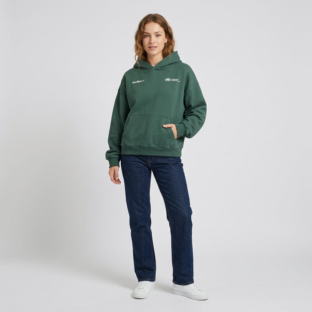 Evarine | Dames Hoodie van Katoenmix – Luxe Design, Ontspannen Pasvorm
