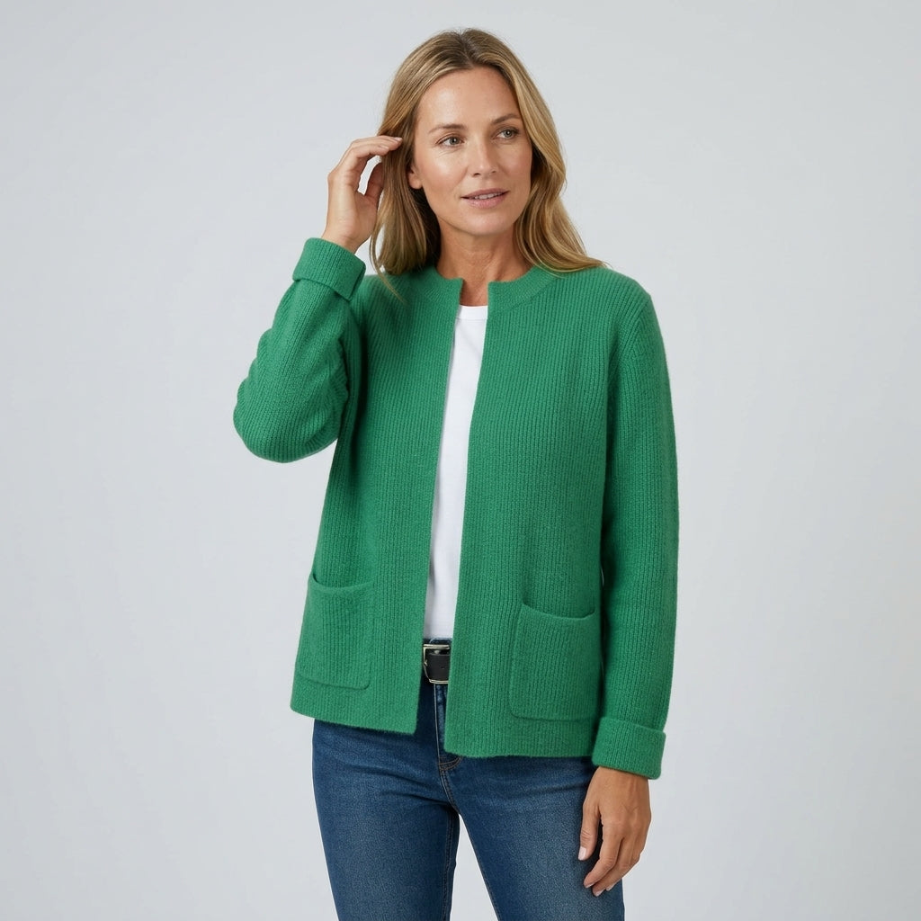 Amoria | Damesvest – Zacht Gebreid Vest met Warme Pasvorm