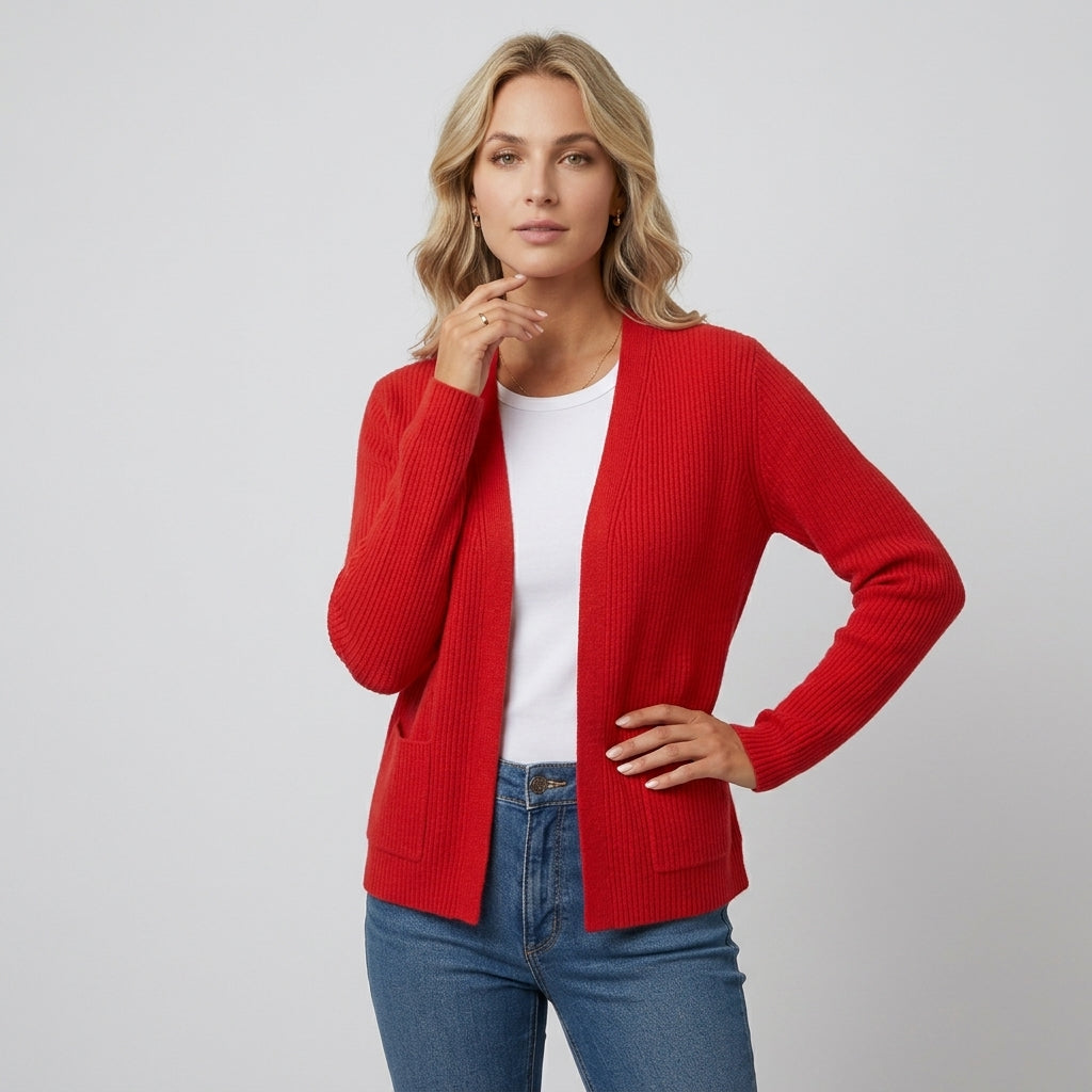Amoria | Damesvest – Zacht Gebreid Vest met Warme Pasvorm