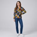 Maristella | Damestrui met Uniek Patroon – Speelse Gebreide Trui met Opvallende Print & Comfortabele Pasvorm