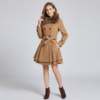 Therylia | Vintage trenchcoat voor dames – met ceintuur in de taille