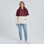 Ismerie | Pluche dames-sweatshirt met capuchon – Zachte pullover met lange mouwen