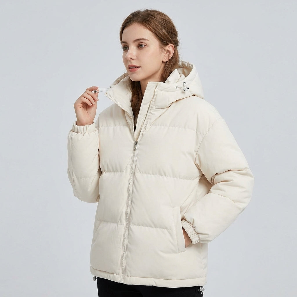 Dulcinea | Gevoerde Dames Winterjas met Capuchon – Warm, Waterafstotend & Stijlvol