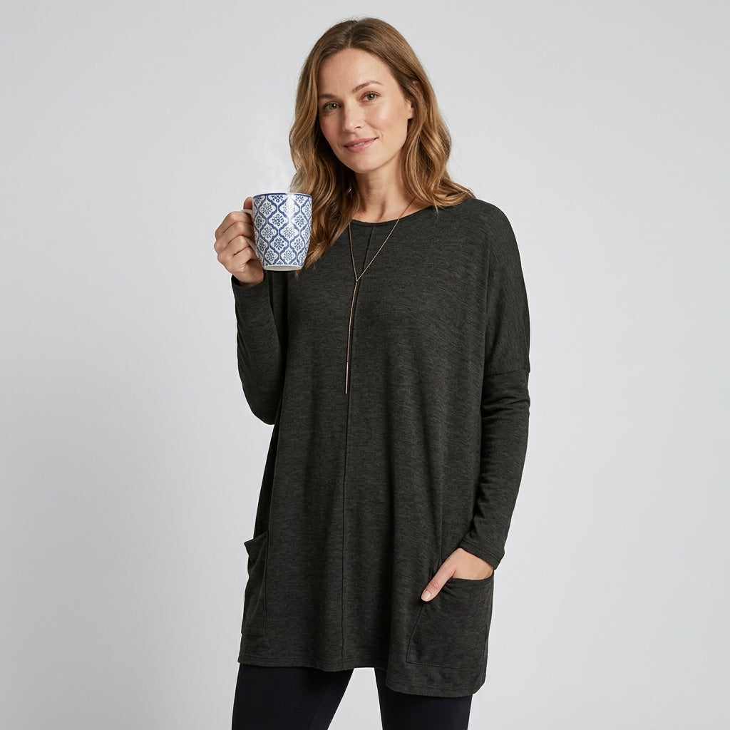 Octavie | Dames Tuniek – Comfortabele Tuniek met Losse Pasvorm en Tijdloze Stijl