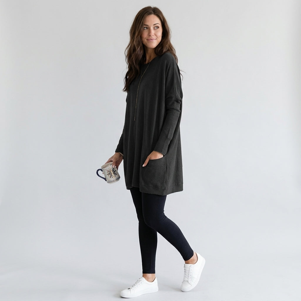 Octavie | Dames Tuniek – Comfortabele Tuniek met Losse Pasvorm en Tijdloze Stijl