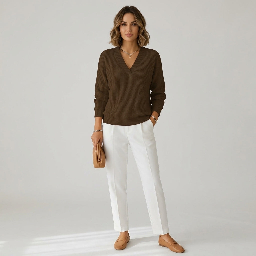 Querida | Damesblouse – Elegante Vintage Blouse met Tijdloos Design voor Dagelijks Gebruik
