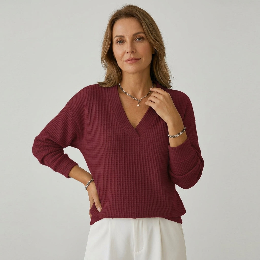 Querida | Damesblouse – Elegante Vintage Blouse met Tijdloos Design voor Dagelijks Gebruik