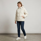 Dulcinea | Gevoerde Dames Winterjas met Capuchon – Warm, Waterafstotend & Stijlvol