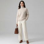 Niamh | Damestrui met kabelpatroon – Relaxed Fit