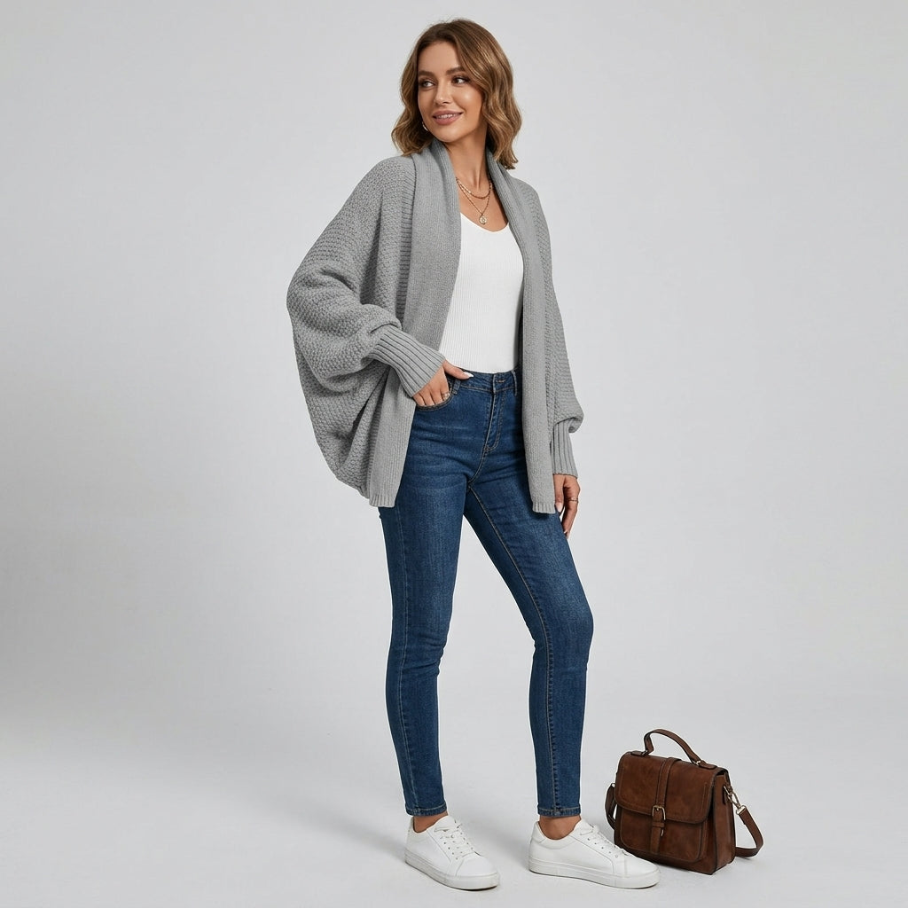 Bieke | Halflang vest voor dames met sjaalkraag