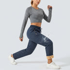Belisara | Fleecegevoerde winterbroek voor dames – Warme broek met losse pasvorm