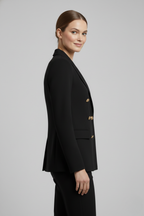 Ianthea | Damesblazer met Getailleerde Pasvorm en Gouden Knopen