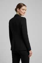 Ianthea | Damesblazer met Getailleerde Pasvorm en Gouden Knopen