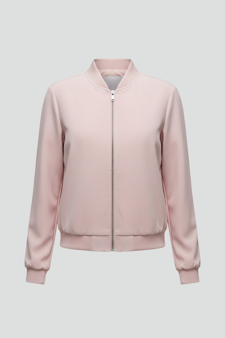 Calystria | Moderne bomberjas voor dames – met doorlopende ritssluiting aan de voorkant