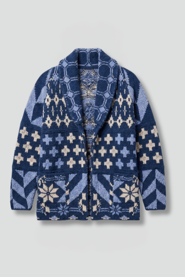 Arabelle | Damesgebreid vest – Knoopsluiting aan de voorkant, kraag