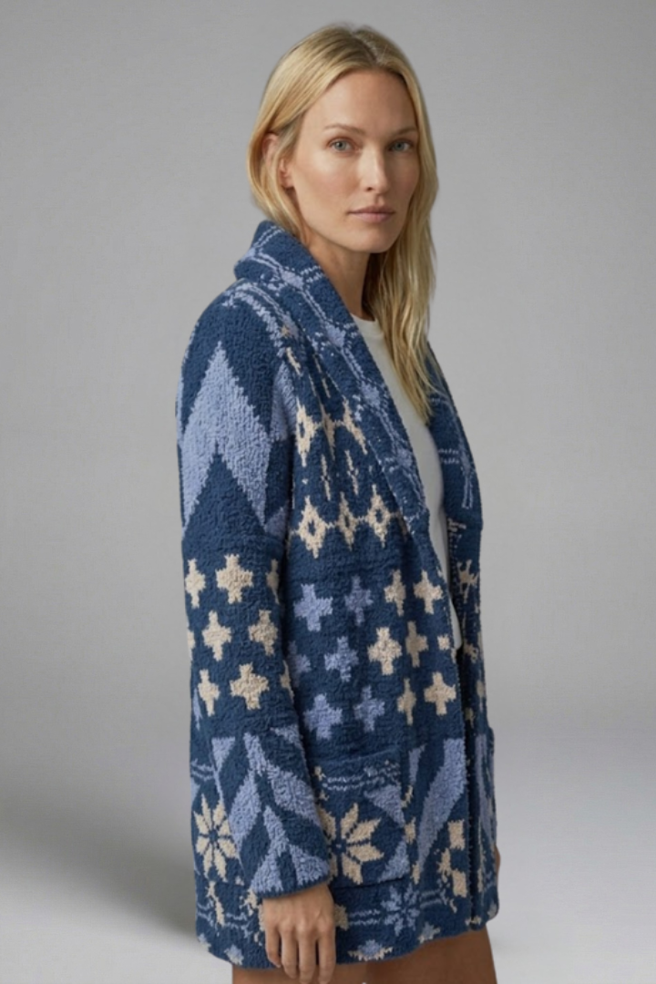 Arabelle | Damesgebreid vest – Knoopsluiting aan de voorkant, kraag