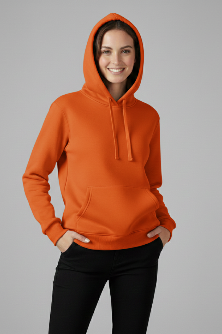 Zinnara | Hoodie voor dames – verstelbare capuchon, geribde zoom