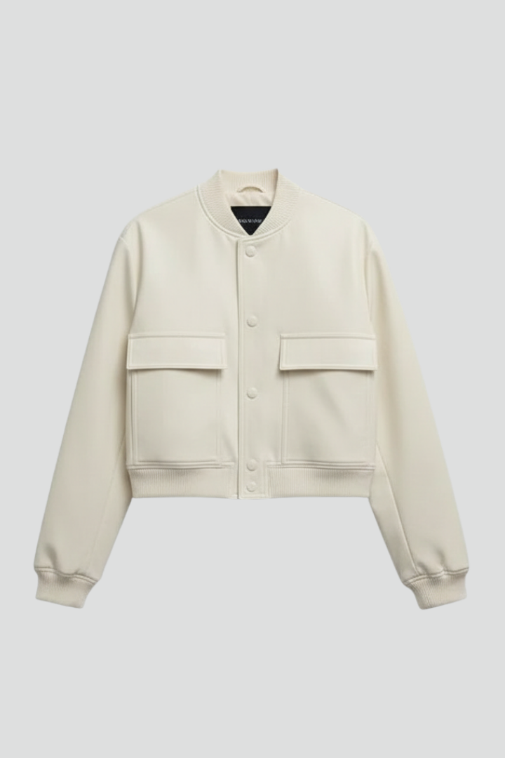 Amavelle | Dames Casual Jas – Lichtgewicht Jas met Knoopsluiting en Elastische Zoom