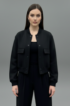 Amavelle | Dames Casual Jas – Lichtgewicht Jas met Knoopsluiting en Elastische Zoom