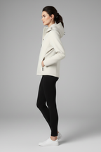 Lunaria | Dames Hooded Jas – Casual Jas met Volledige Ritssluiting
