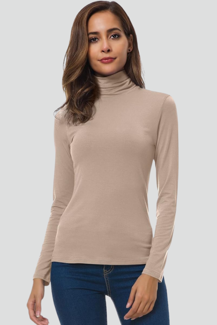 Gianna | Damestrui met col – Pullover met lange mouwen en col