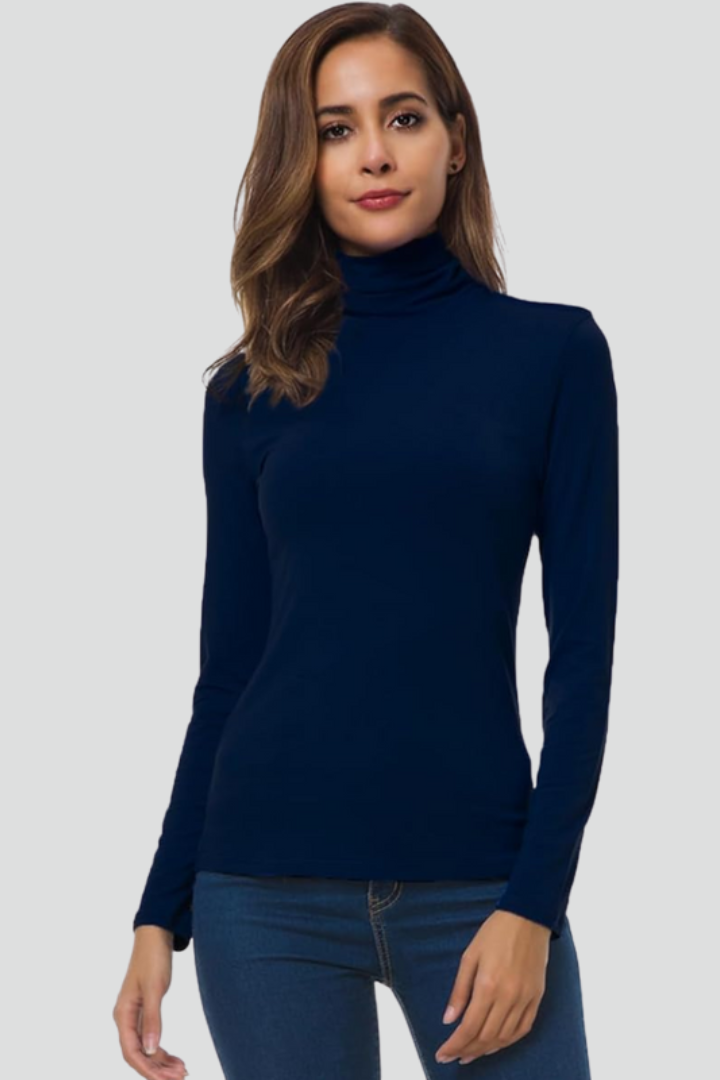 Gianna | Damestrui met col – Pullover met lange mouwen en col