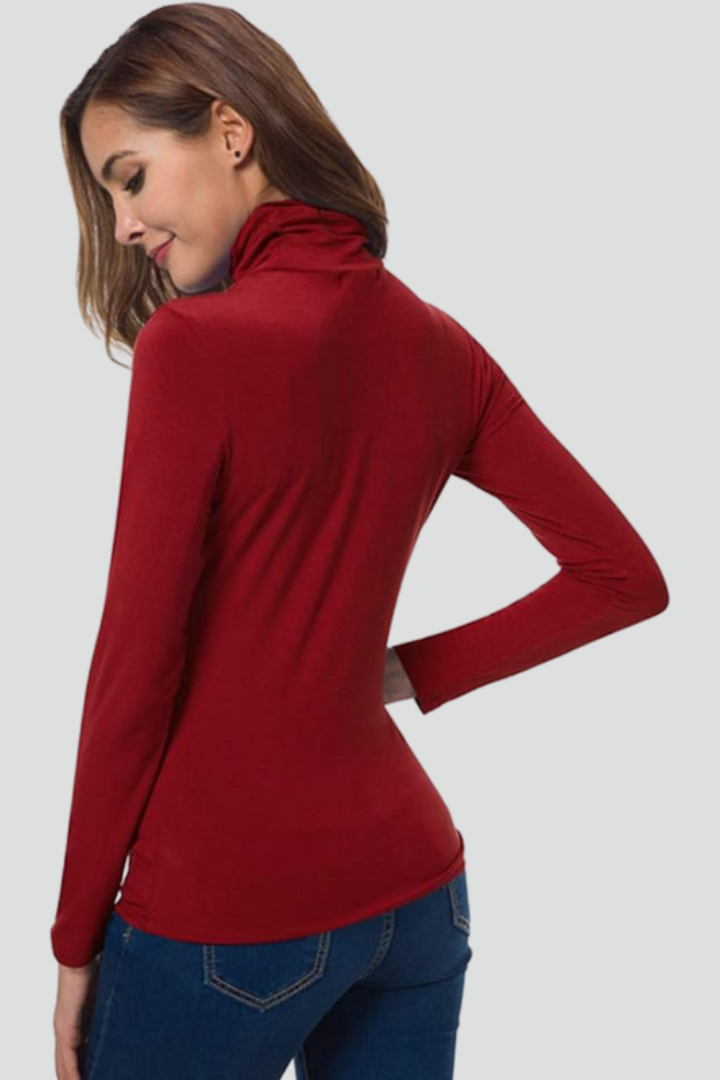 Gianna | Damestrui met col – Pullover met lange mouwen en col