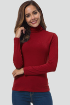 Gianna | Damestrui met col – Pullover met lange mouwen en col