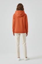 Faevella | Dames Hoodie met Sherpa-voering – Warme Pullover Sweater