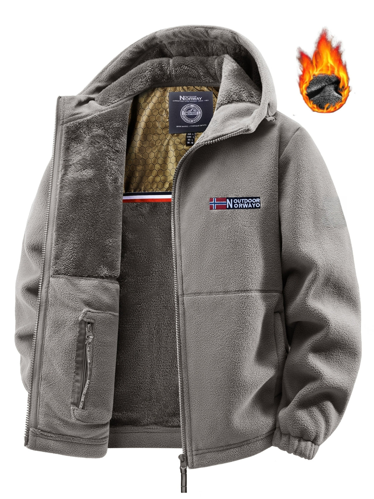 Marianna | Dames Fleecejas met Warme Voering, Dikke Fleece en Graphene Voering