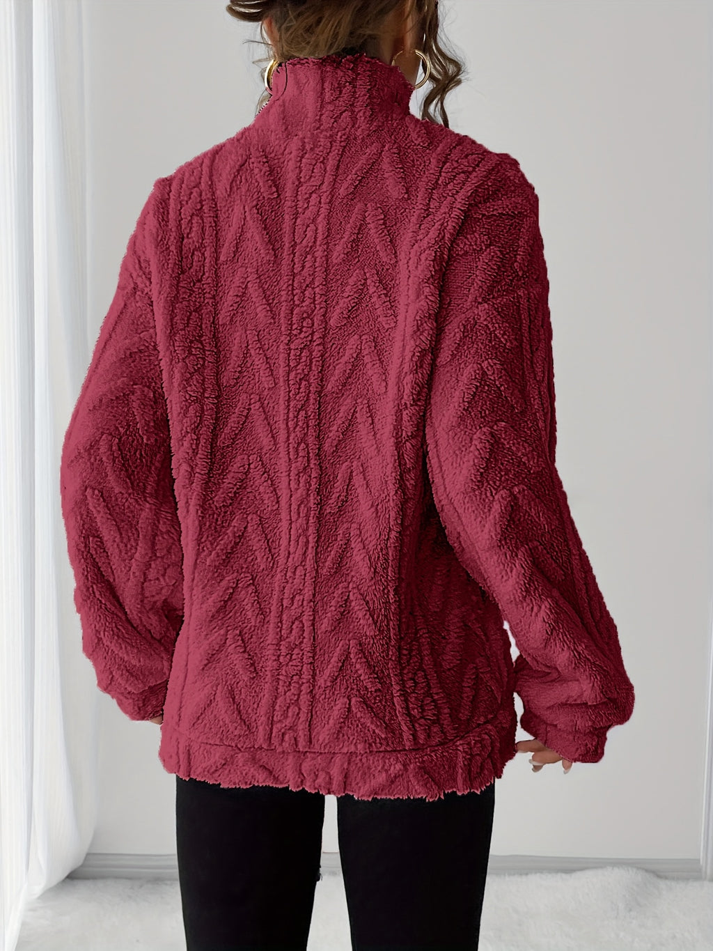 Marinda | Fleece-sweatshirt voor dames – Warme, casual trui voor de herfst en winter