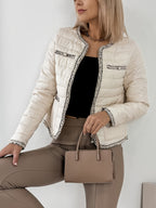 Ginevra | Damestrui met Ronde Hals – Warme Elegante Trui met Lange Mouwen