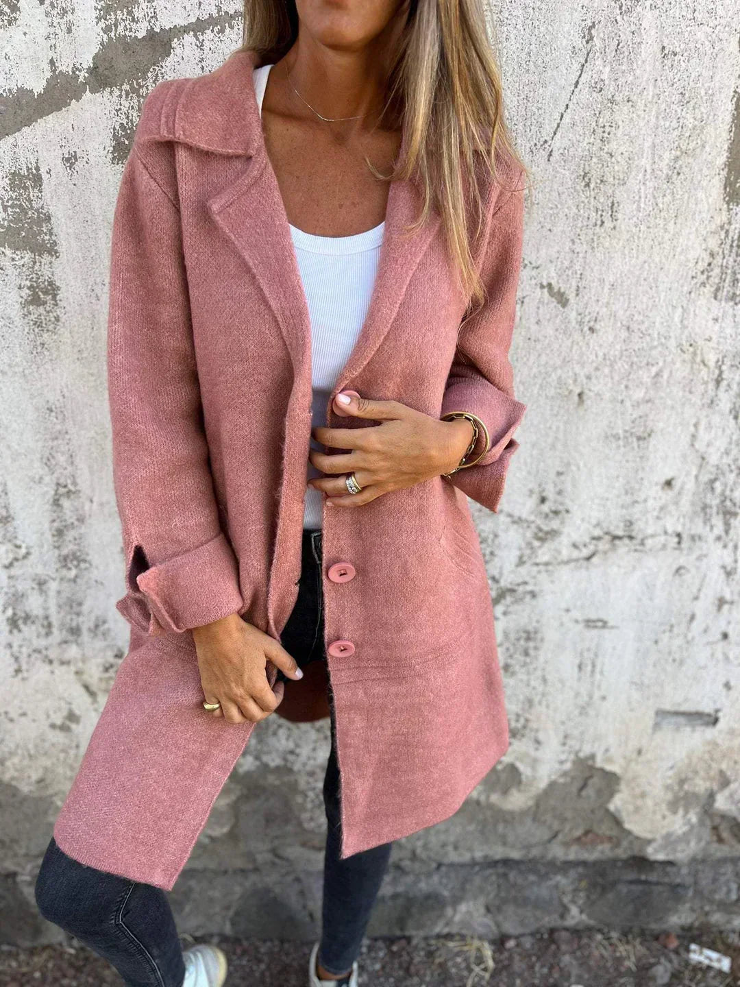 Annalize | Dames Gebreide Jas – Lichtgewicht Vest met Relaxte Pasvorm voor Herfst en Winter