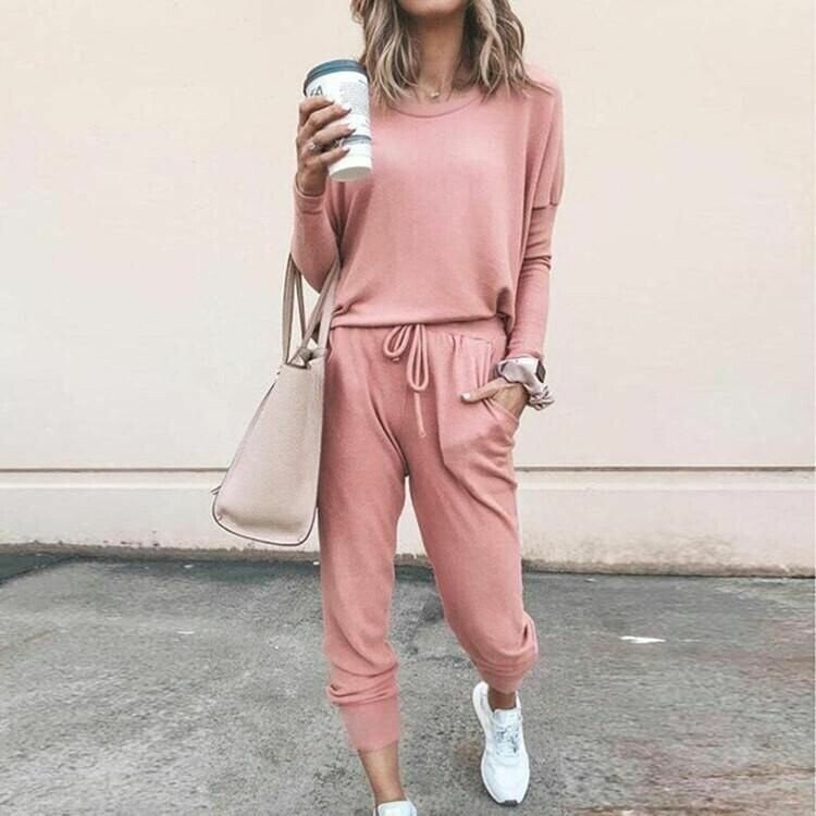 Arla | Set voor dames - Elegante, casual combinatie van een broek met wijde pijpen en een top