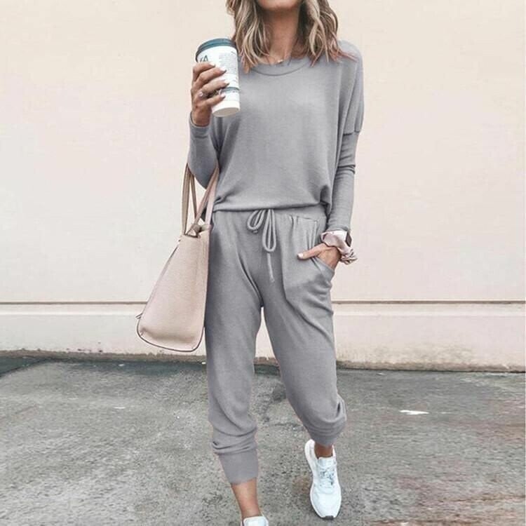 Arla | Set voor dames - Elegante, casual combinatie van een broek met wijde pijpen en een top