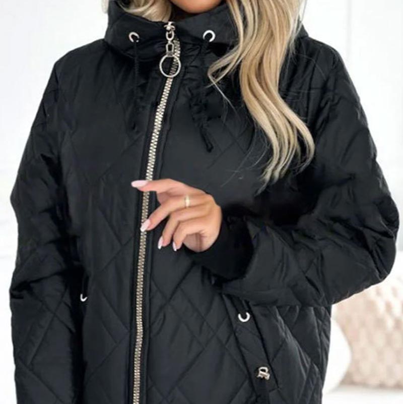 Geesje | Geïsoleerde Winterparka Dames – Lange Gewatteerde Jas
