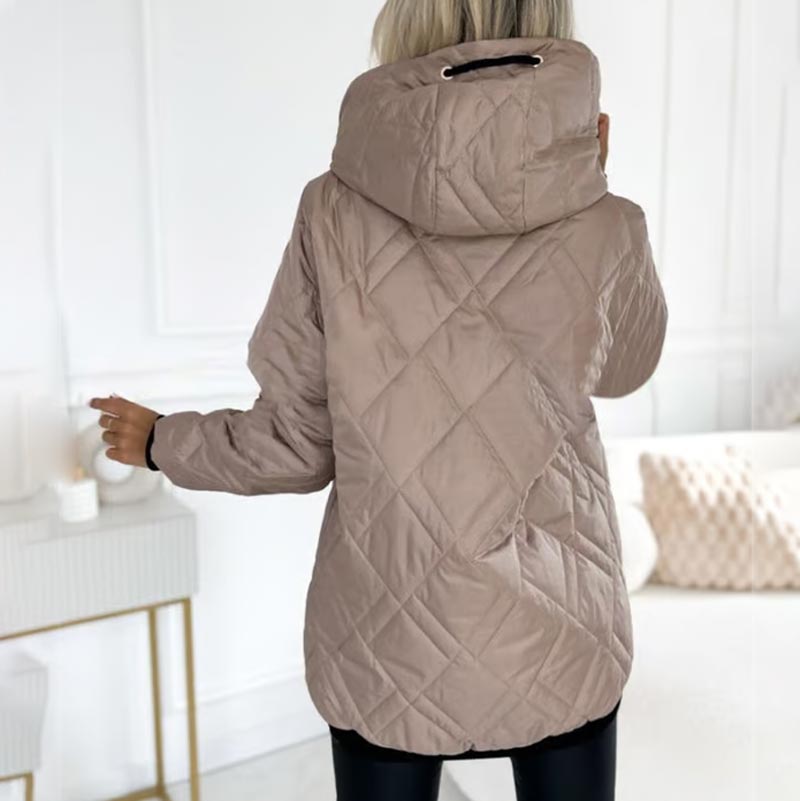 Geesje | Geïsoleerde Winterparka Dames – Lange Gewatteerde Jas
